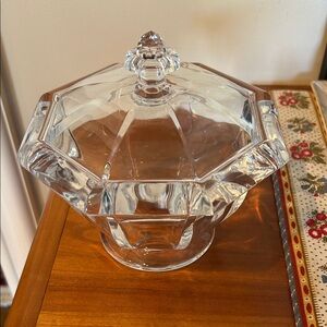 Grainware Lucite Covered Candy Dish